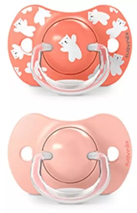 Suavinex 309070-SMOCZEK Fizjologiczny SX PRO 18M 2SZT RÓŻÓWY WILD&FREE