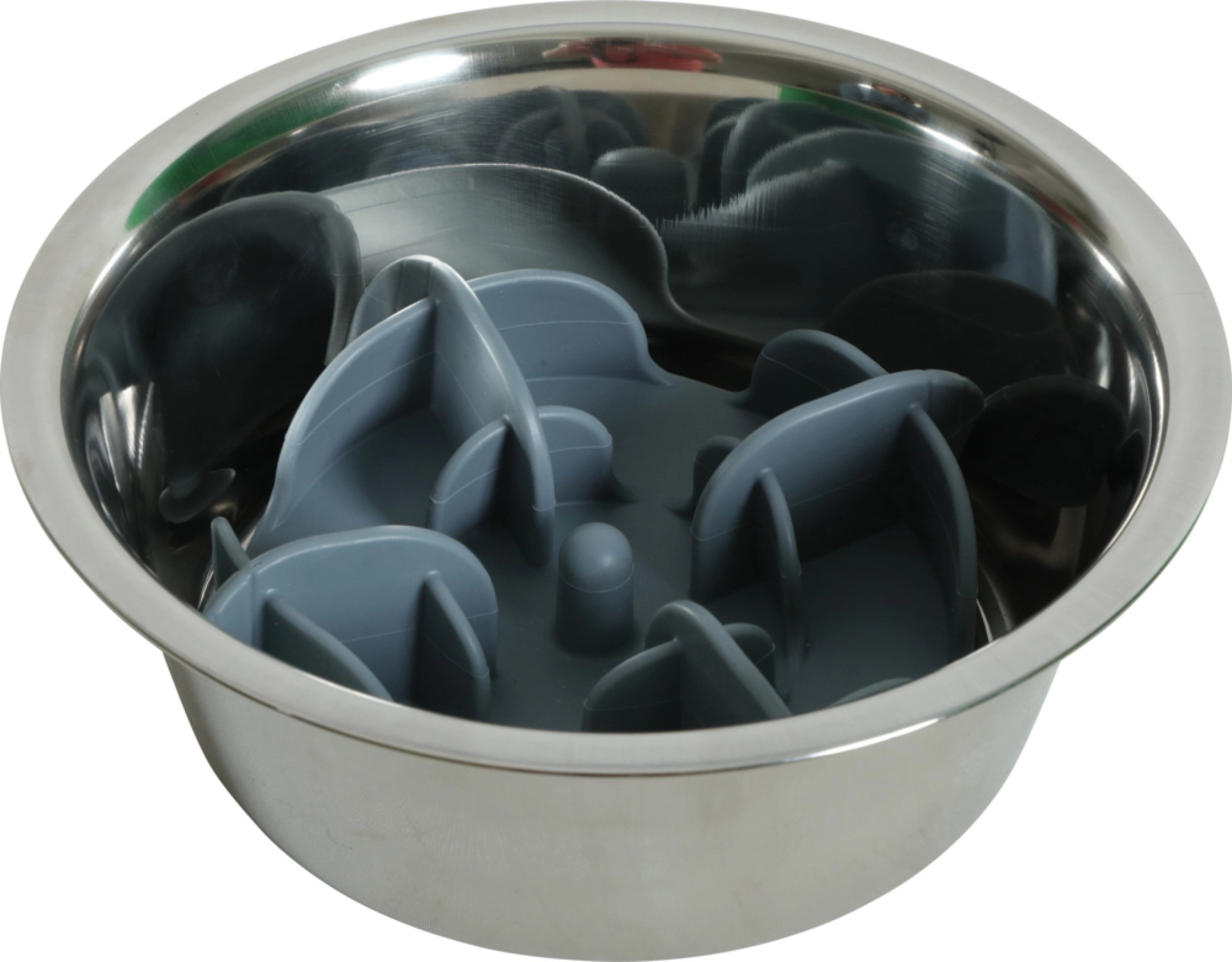 ZOLUX Wkład spowalniający jedzenie do miski psa, kota M szary 17,5x17,5cm