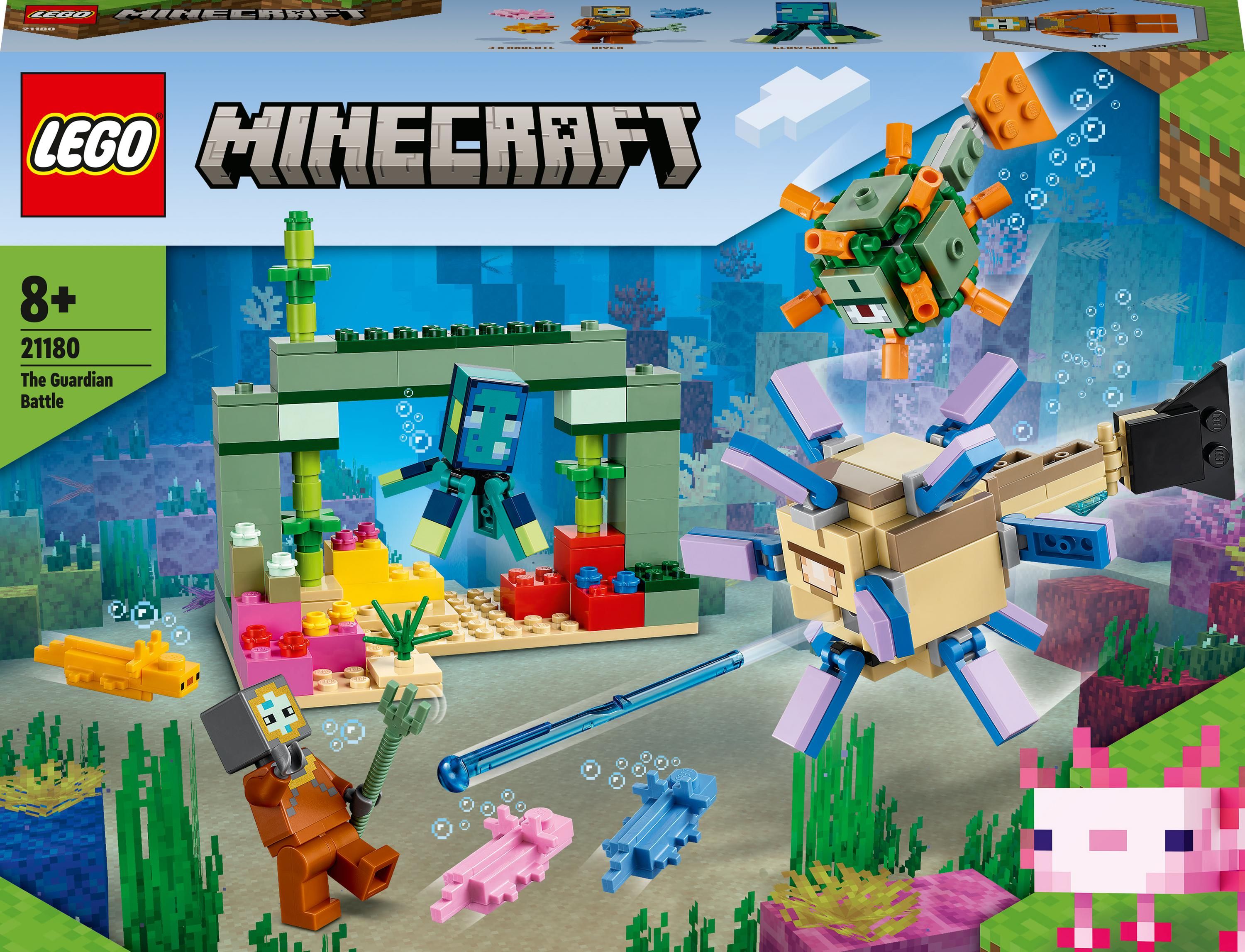 LEGO Minecraft Walka ze strażnikami (21180)