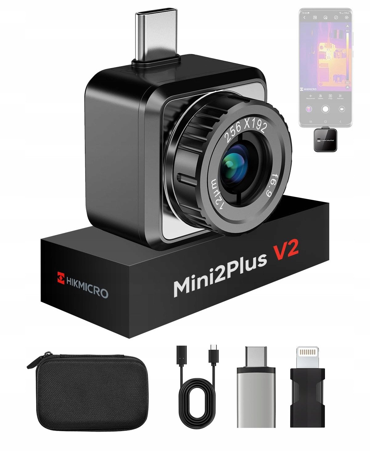 HIKMICRO Mini2PlusV2 kamera termowizyjna iOS Android 256x192px 25Hz nowa