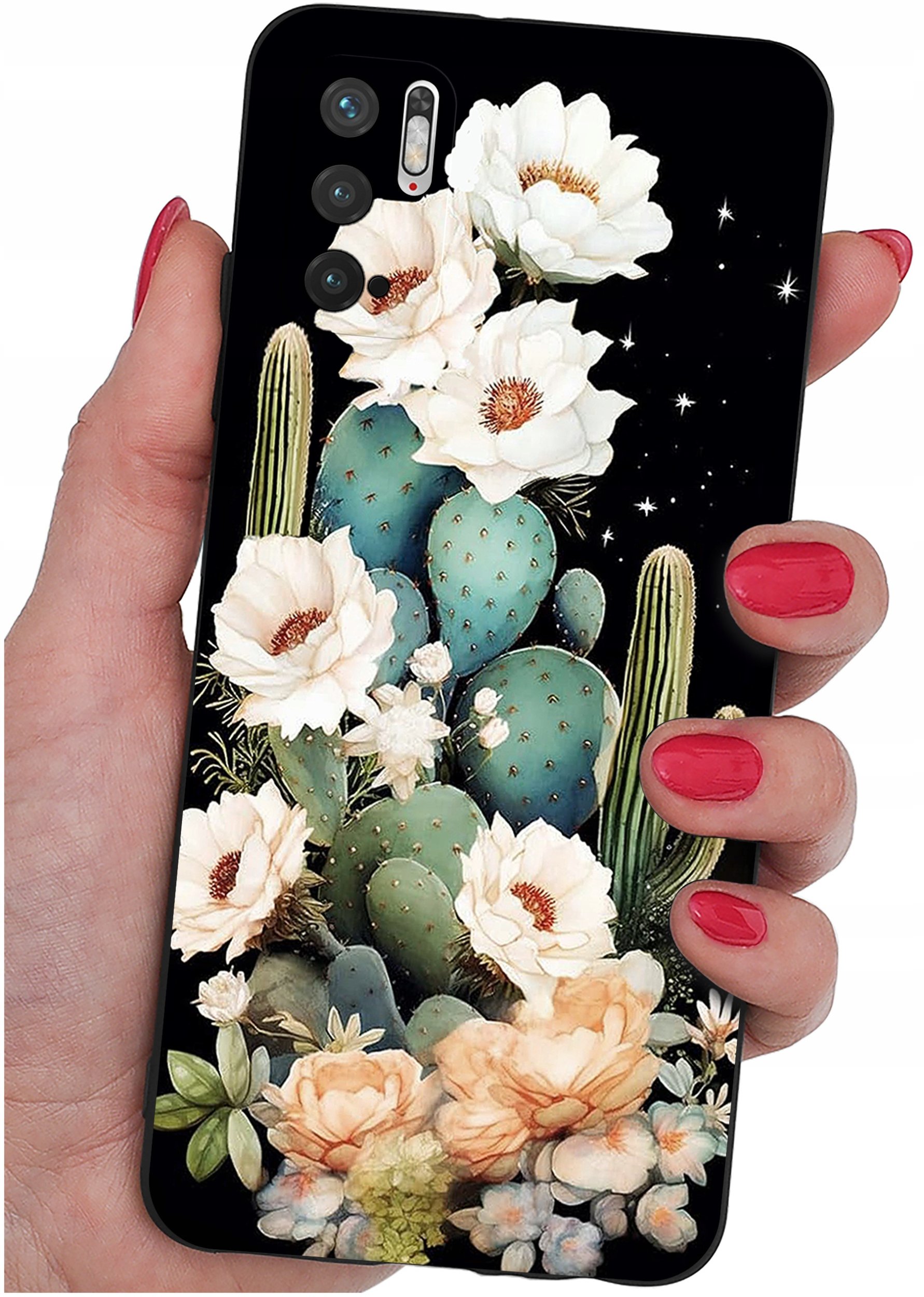 ETUI do Xiaomi Redmi Note 10 5G | WZORY | SILIKONOWE MATT CASE + SZKŁO 9H