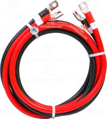 Mojeledy 2x 150cm czerwony i czarny kabel łączeniowy akumulatora 35 ML-PA35 35mm