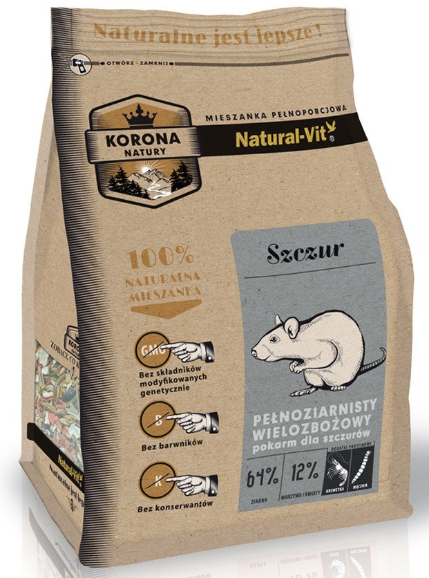 Natural-Vit BENEK MIESZANKA KORONA NATURY SZCZUR 750G 2189