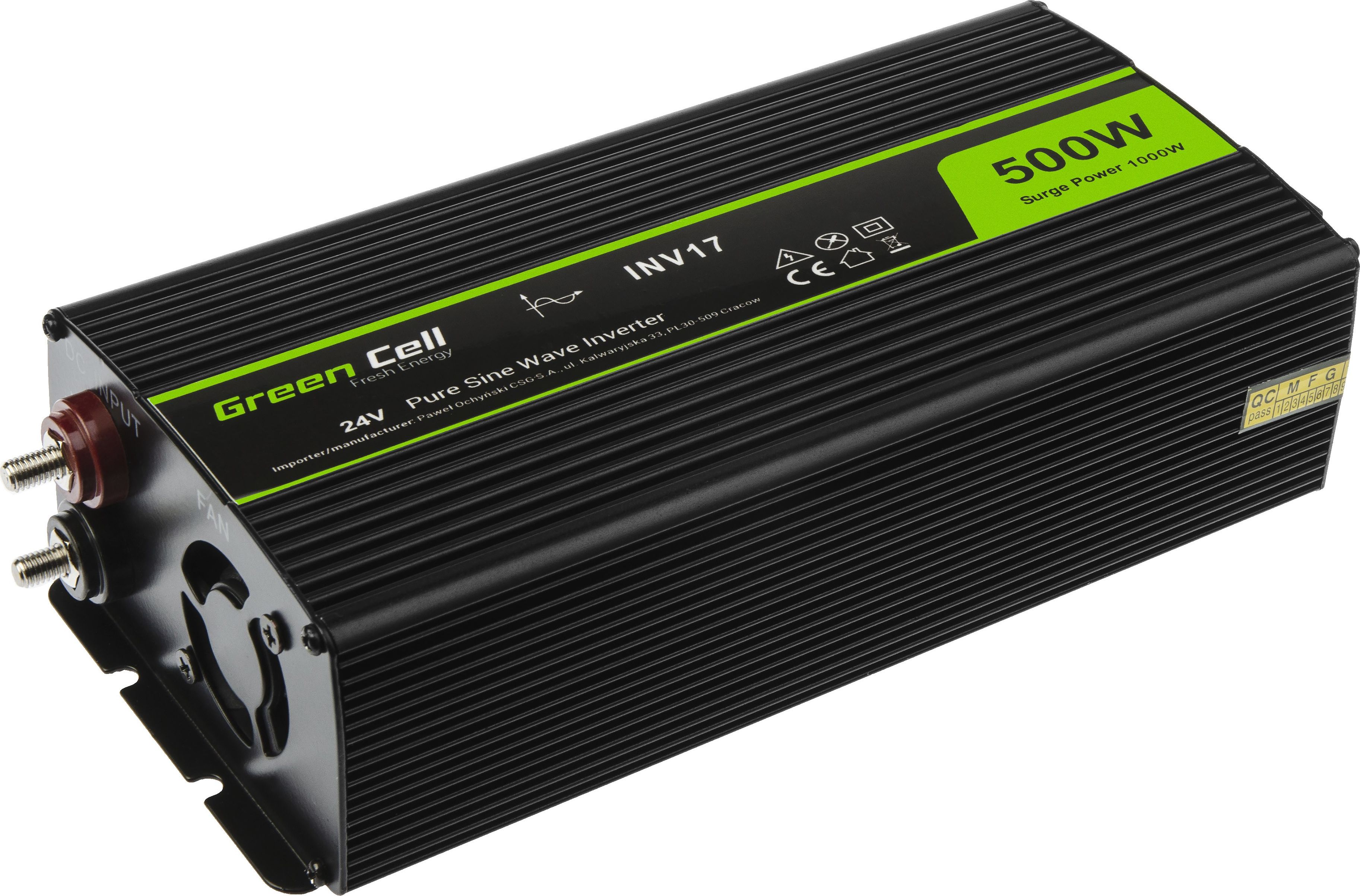 Przetwornica Green Cell 24V/230V 500W