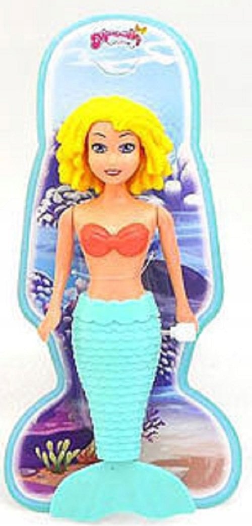 Lalka syrenka nakręcana pływająca