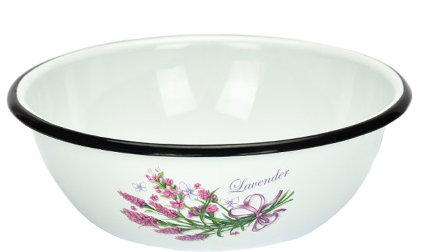 Miska emaliowana LAWENDA 1,5l