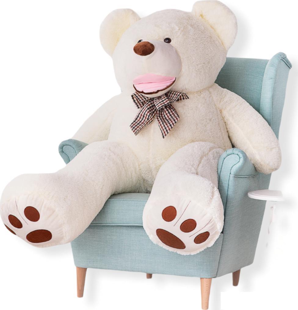 BLUBELL GIGANT XXL Miś Pluszowy na Prezent 160 cm TEDDY BIAŁY