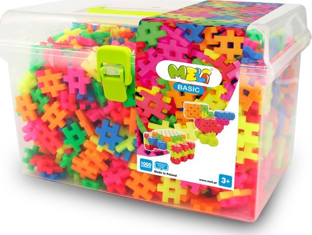 Klocki Meli Neon Basic Travel Box 1000 el.