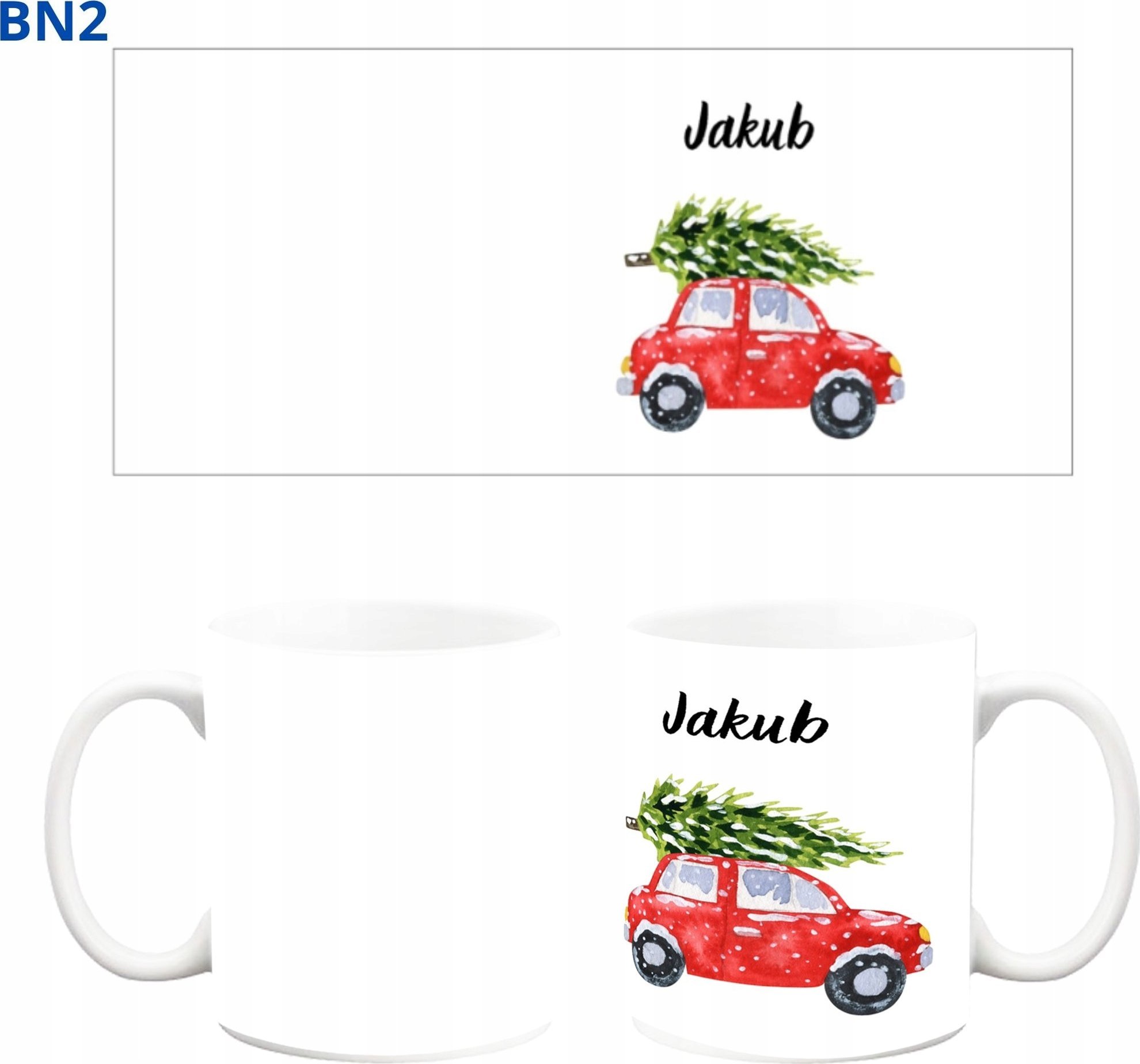 PrzydaSie Kubek Boże Narodzenie Mikołaj Mikołajki Święta Świąteczny Prezent Bn2