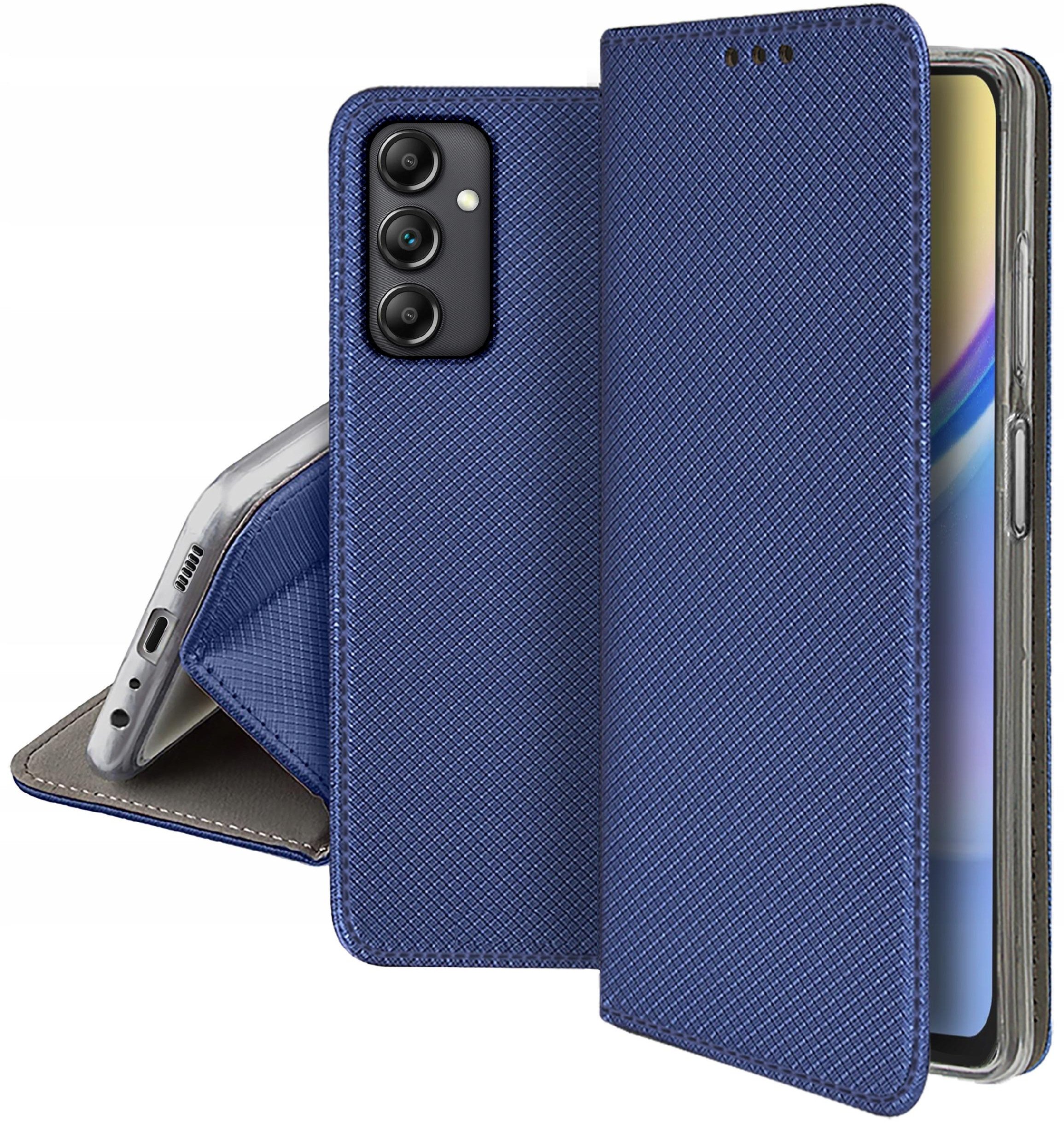 Etui do Samsung Galaxy M15 5G SMART MAGNET CASE PORTFEL + SZKŁO 9H