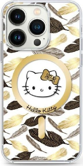 Hello Kitty Hello Kitty HKHMP16XHGLEH iPhone 16 Pro Max 6.9" biały/white hardcase IML Golden Leaves MagSafe