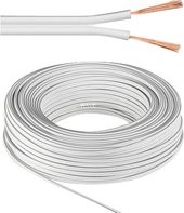 Przewód Goobay Głośnikowy 2x 2.5mm Biały 25M (15116)