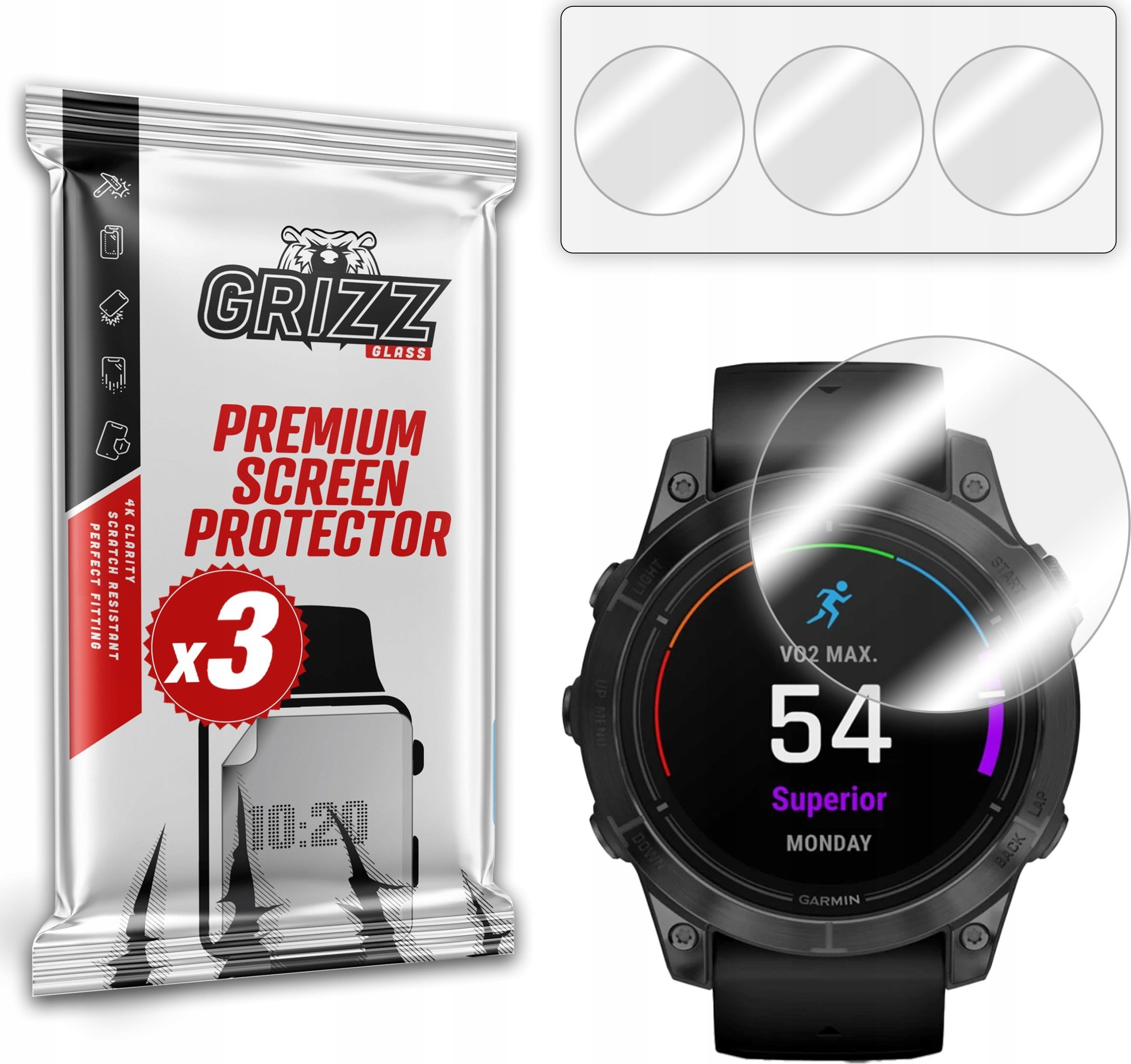 Folia hydrożelowa GrizzGlass Hydrofilm do Garmin epix Pro gen. 2 47mm