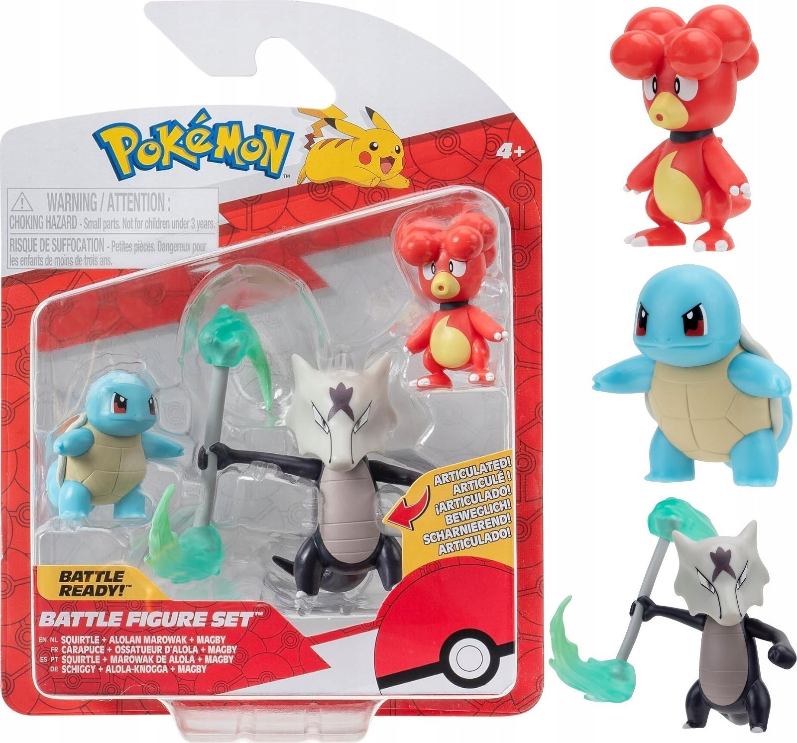JAS POKEMON FIGURKI BIT MAG SQU ALO W19
