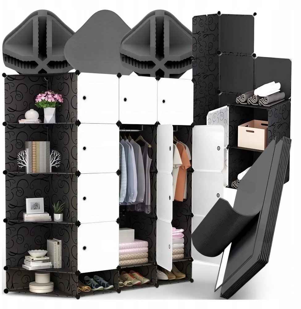 SZAFA MODUŁOWA GARDEROBA 20 MODUŁÓW KANZA