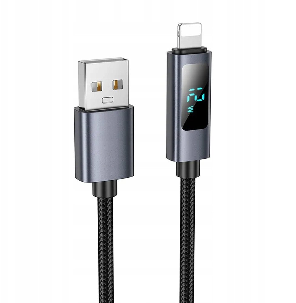 Kabel USB Hoco USB-A - Lightning 1 m Czarny