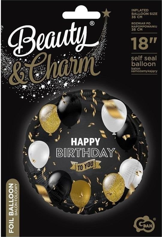 GoDan Balon foliowy Happy Birthday to you, 18"