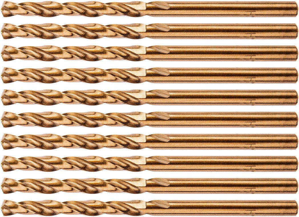 Wiertła do metalu HSS-Co 4.0 mm, 10 szt.