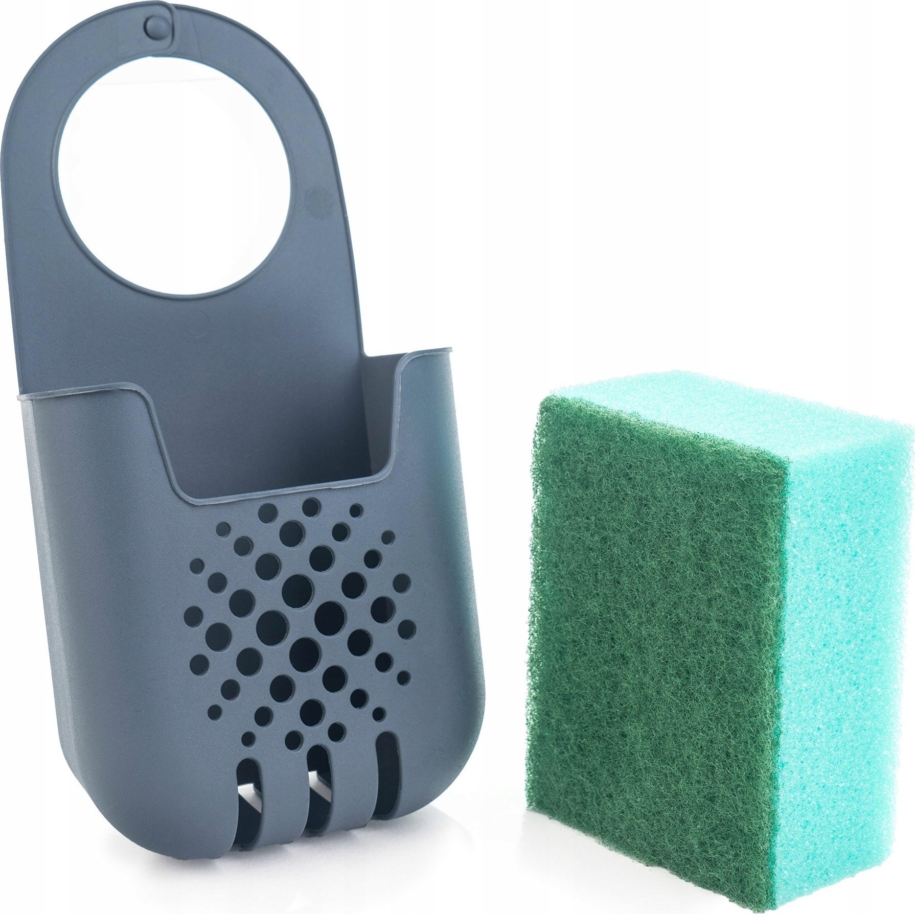 Kadax KADAX Organizer Na Gąbkę Uchwyt Do Zlewu Z Gąbką Kuchenny Ciemny Szary