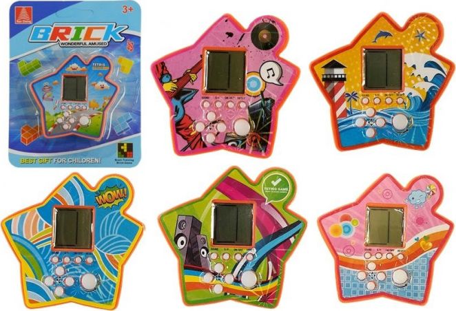 Lean Sport Gra Elektroniczna Kieszonkowa Tetris Gwiazdka