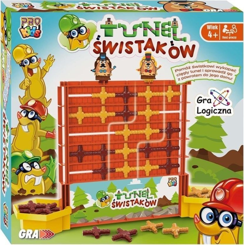 Pro Kids Gra logiczna Tunel świstaków