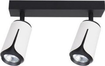 Kinkiet Mojeledy Kinkiet GU10 LED x2 biało-czarny (IK262W) xudo