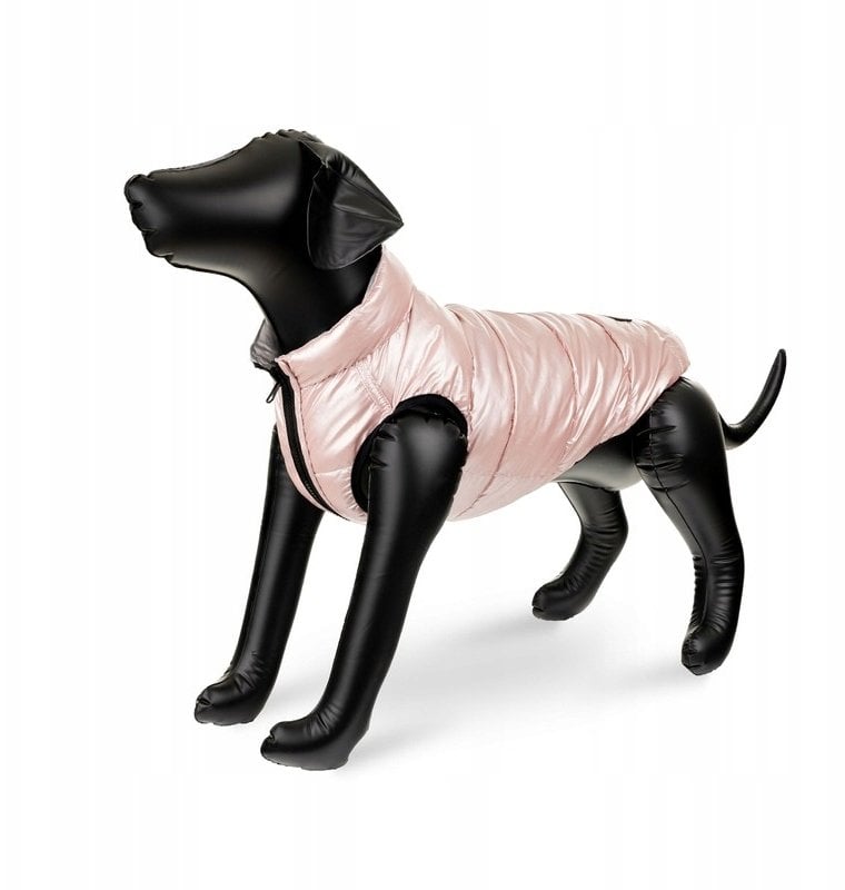 Barry King Kurtka dla psa serbrno-różowa dwustronna rozmiar XL 50