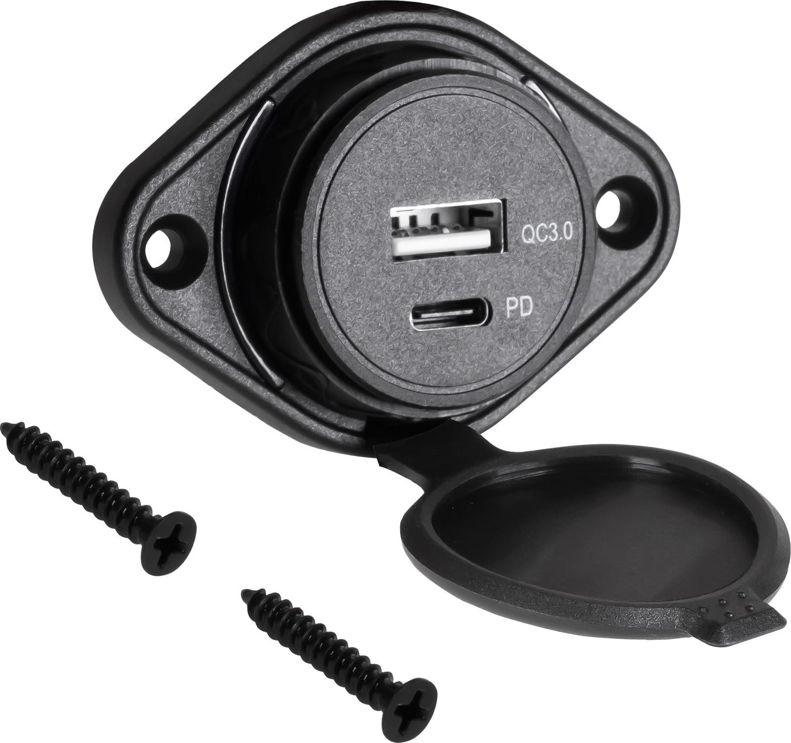 Ładowarka PeiYing Ładowarka samochodowa USB+USB typu C z funckją Quick Charge i Power Delivery