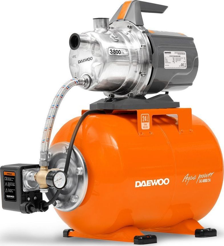 Daewoo DAEWOO DAS 4000/50 ZESTAW HYDROFOROWY HYDROFOR POMPA DO WODY OGRODOWA 3800l/h