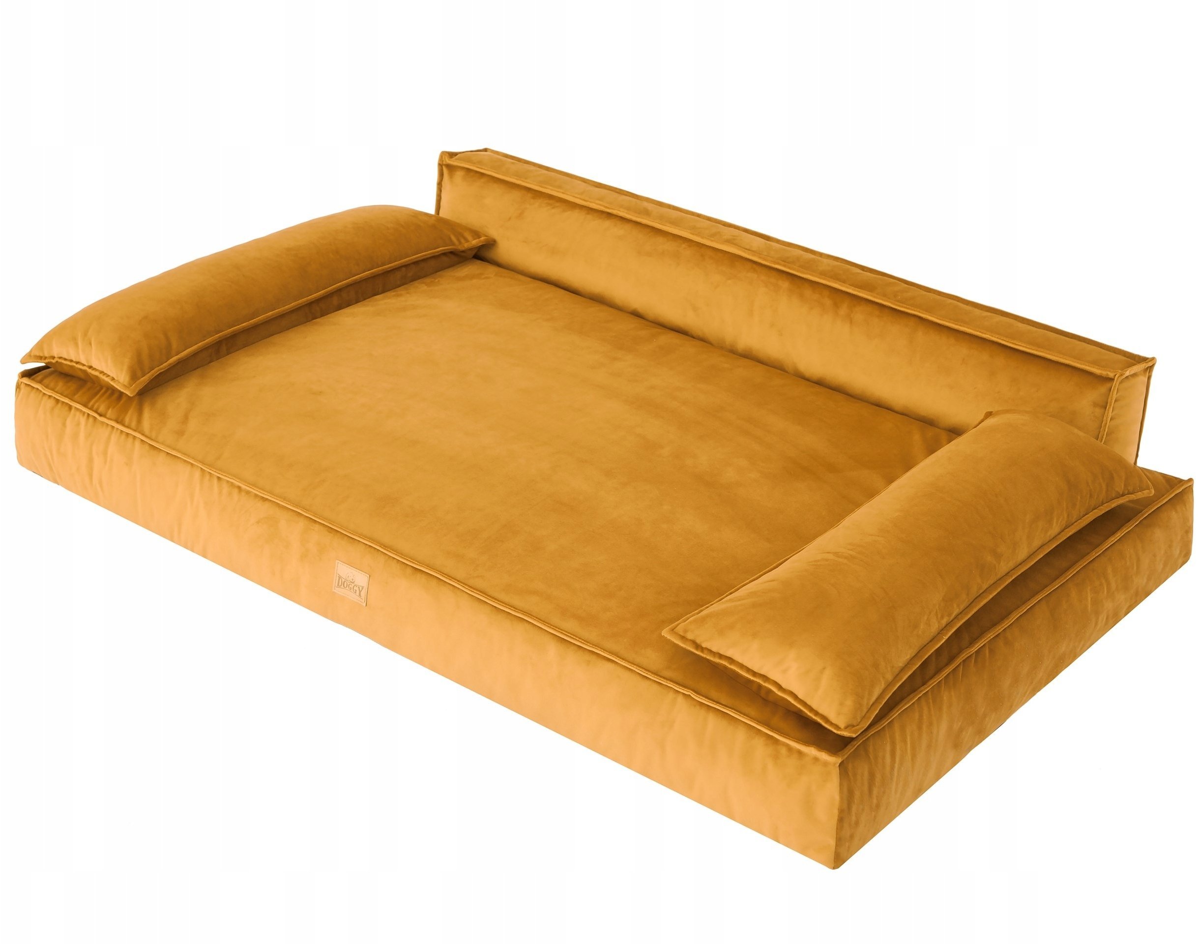 DOGGY XL LEGOWISKO ŻÓŁTY VELVET
