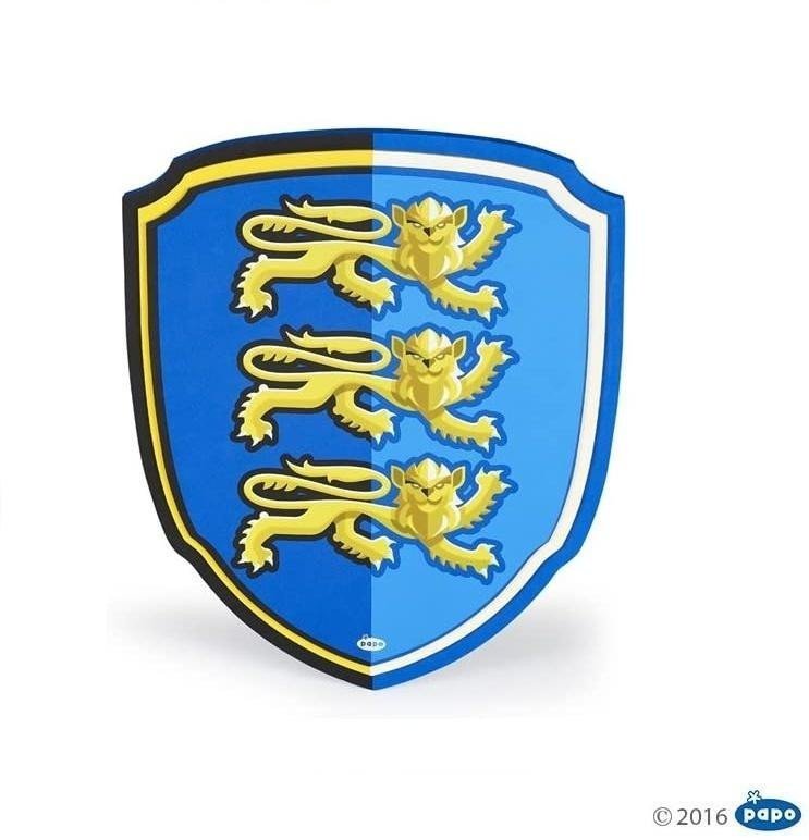 Tarcza rycerska z lwami