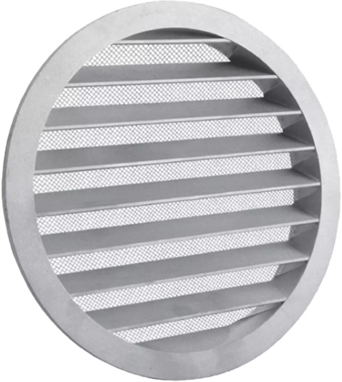 Kratka aluminiowa z siatką fi 200mm O KM-200