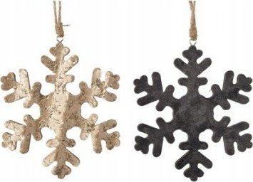 Kaemingk Zawieszka na choinkę gwiazda mix 18 cm