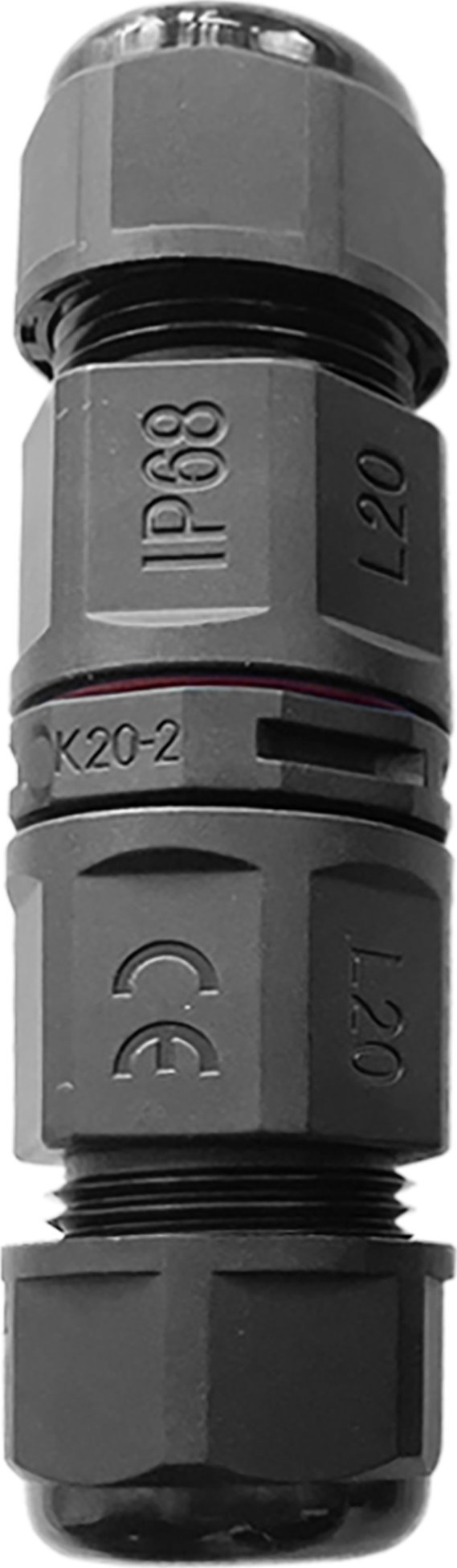 Orno Konektor kablowy prosty z szybkozłączką IP68, 2x4mm2, 400V/20A