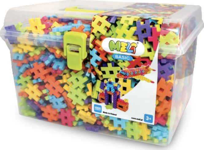 Meli Klocki Meli Basic Travel Box 500 el.