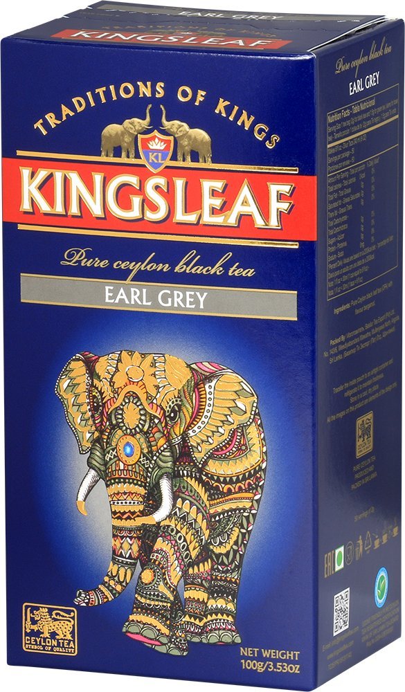 Kingsleaf Herbata czarna sypana Ceylon Earl Grey 100g