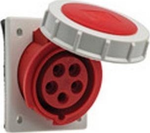 Pawbol Gniazdo tablicowe skośne 16A 400V 5p IP67