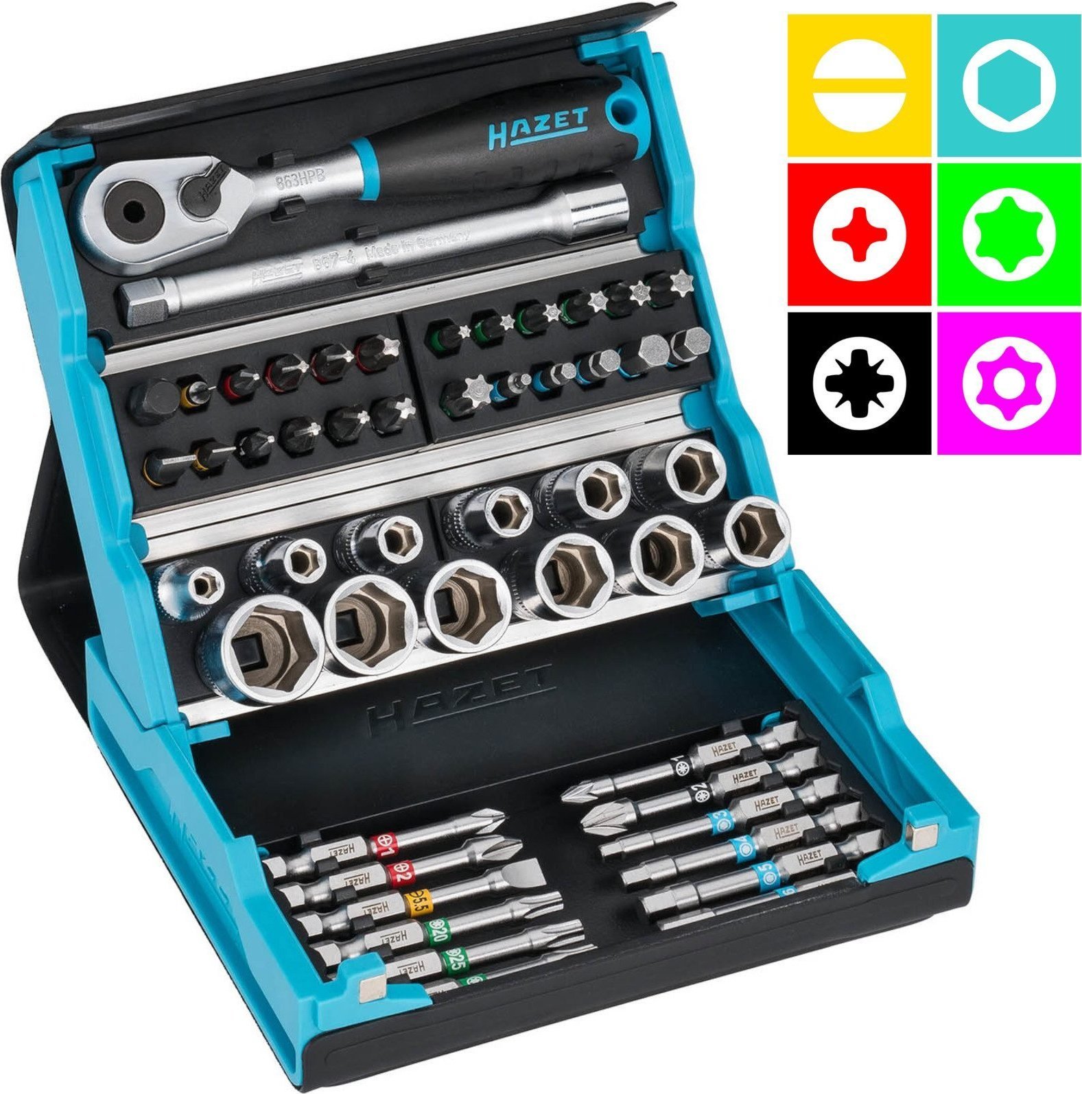 Hazet Hazet SmartCase bit set 2200SC-2