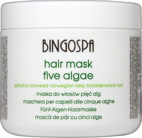 BingoSpa Maska do włosów z pięcioma algami