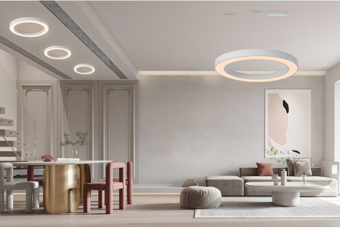 Immax Oprawa Zwieszana Neo Pastel Slim Smart, 95 Cm, 68W, Zigbee 3.0, Tuya (1701776)