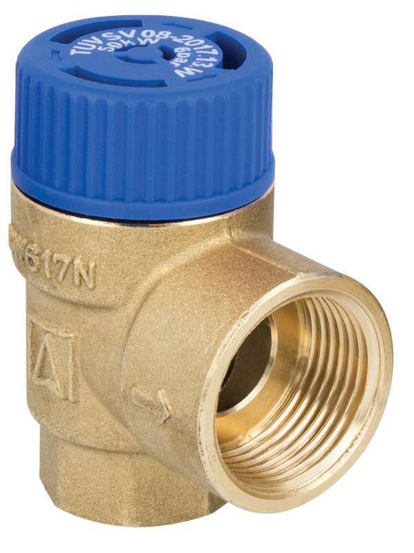 Afriso MSW Zawór bezpieczeństwa do zasobników ciepłej wody użytkowej 10 bar Rp3/4" x Rp1" 42 427