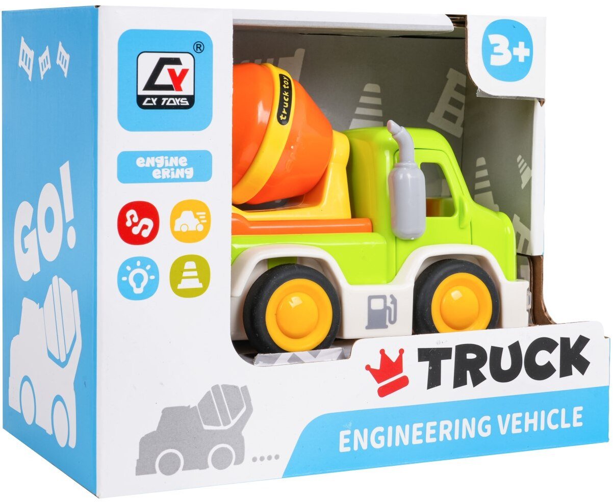 Autko Betoniarka z Funkcją Dźwięku i Świateł