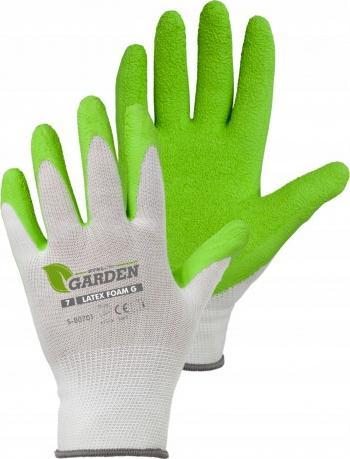 Stalco Rękawice ogrodowe poliestrowe robocze ochronne roz. S
