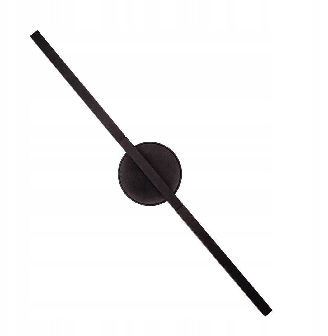 Maxlight Merano W0348 kinkiet lampa ścienna 1x10W LED 3000K 870 lm czarny