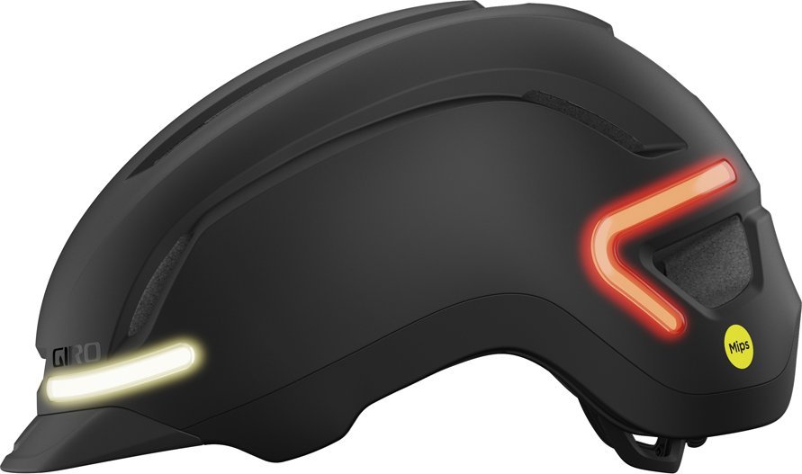 Giro Kask miejski ETHOS MIPS INTEGRATED LED Rozmiar kasku: S(51-55 cm), Wybierz kolor: Matte Black