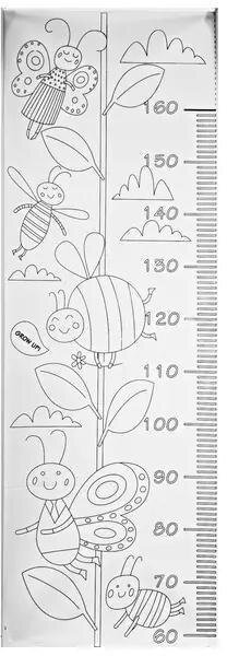 Miarka na ścianę Motyle