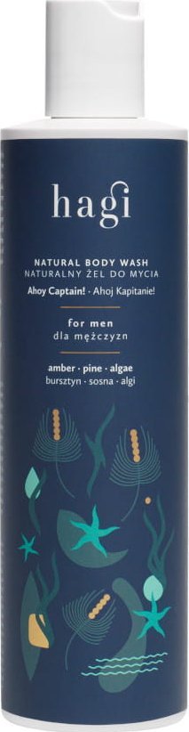 Hagi Hagi ŻEL DO MYCIA DLA MĘŻCZYZN AHOJ KAPITANIE! 300 ML