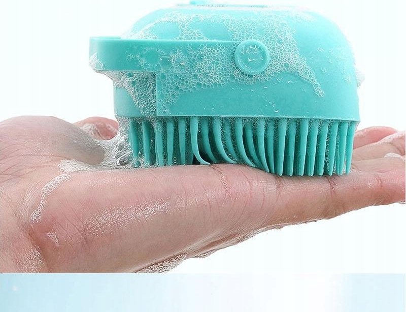 Korbi MYJKA DO PLECÓW STÓP CIAŁA MASAŻER POD PRYSZNIC SILIKONOWA SZCZOTKA KĄPIELI