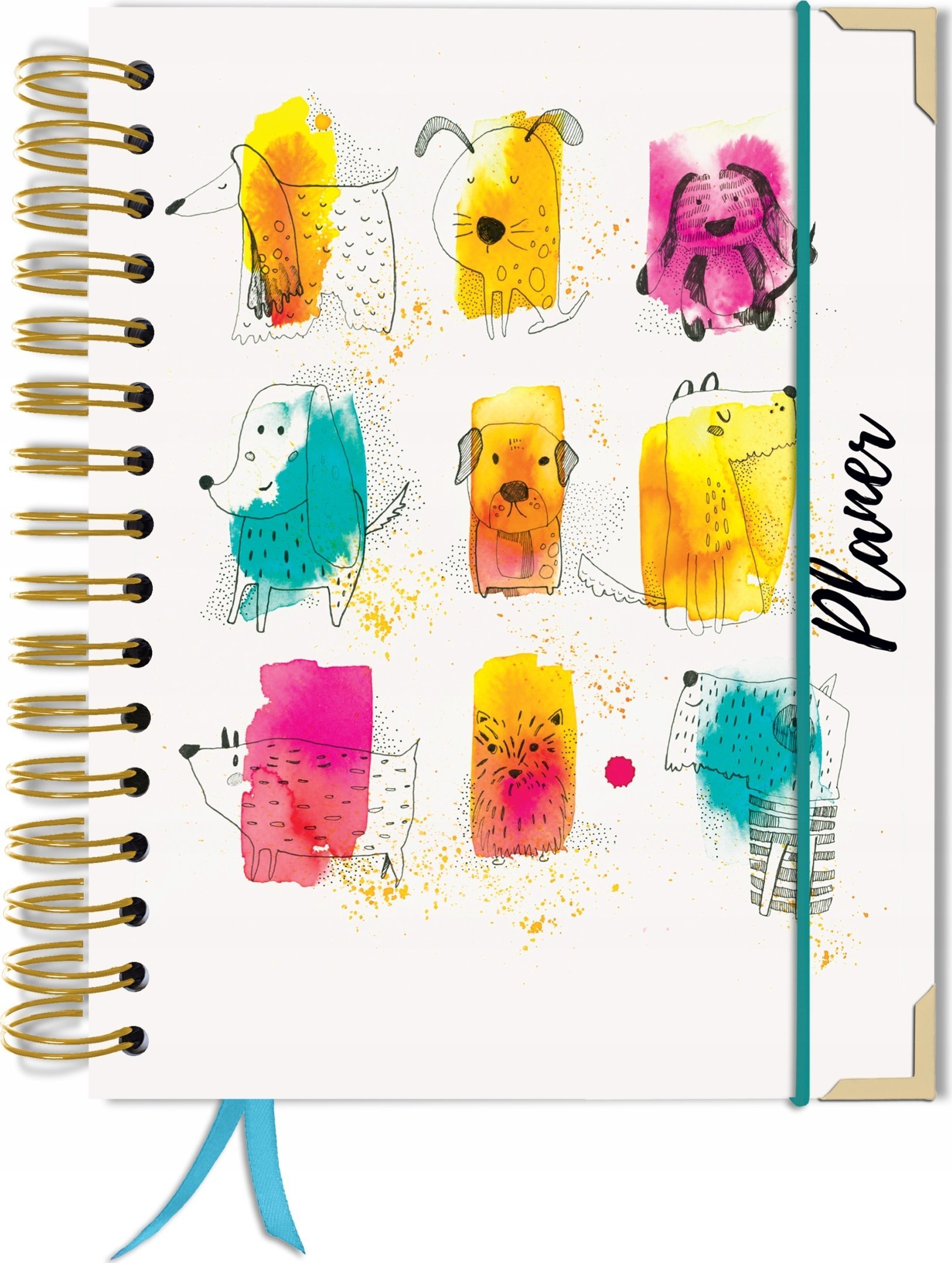 TadaPlanner Kalendarz terminarz bez dat planer książkowy A5+