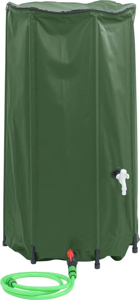 vidaXL vidaXL Zbiornik na wodę, z kranikiem, składany, 100 L, PVC